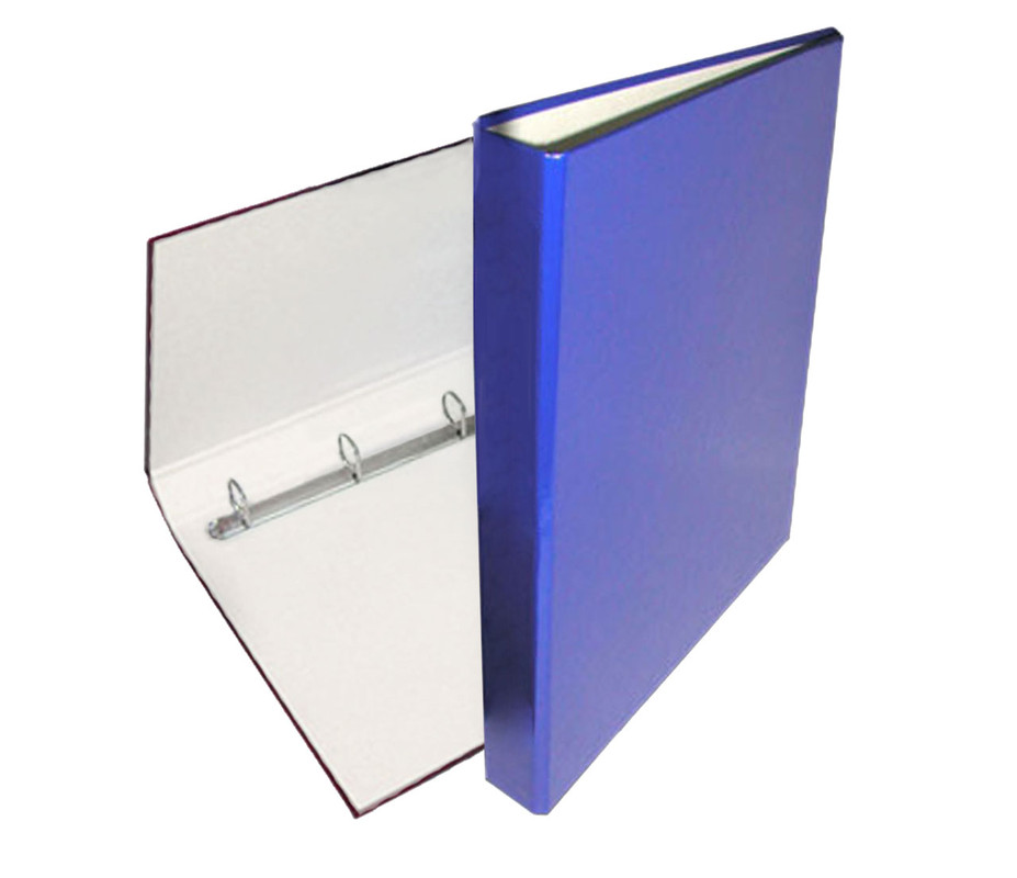 Папка з кільцями ITEM357, 4 кільця, А4, 25 мм, PP покриття, синя